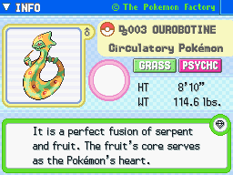 Ourobotine Ourobotine's Pokedex Entry