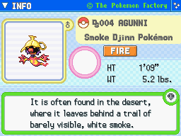 Agunni (Shiny) Agunni (Shiny)'s Pokedex Entry