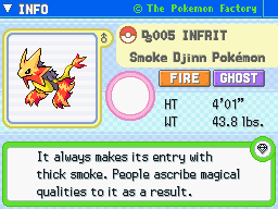 Infrit Infrit's Pokedex Entry
