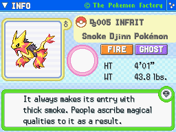 Infrit (Shiny)'s Pokedex Entry