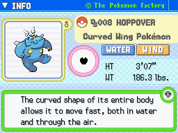 Hoppover Hoppover's Pokedex Entry