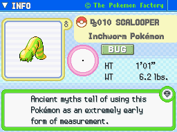 Scalooper Scalooper's Pokedex Entry