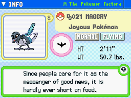 Magcry Magcry's Pokedex Entry