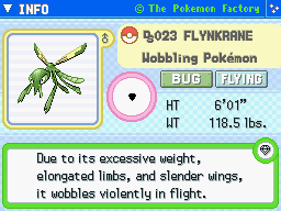 Flynkrane (Shiny)'s Pokedex Entry