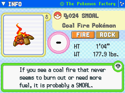 Smoal (Shiny)'s Pokedex Entry