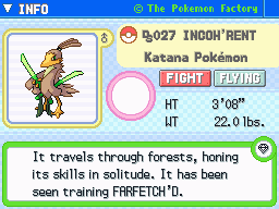 Incoh'rent Incoh'rent's Pokedex Entry