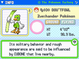 Dou'tfowl (Shiny)'s Pokedex Entry