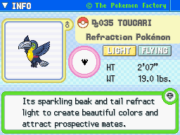 Toucari Toucari's Pokedex Entry