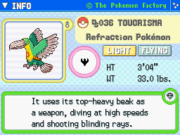 Toucrisma (Shiny)'s Pokedex Entry