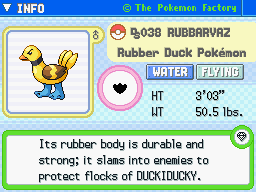 Rubbarvaz Rubbarvaz's Pokedex Entry