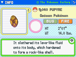 Pupyre (Shiny) Pupyre (Shiny)'s Pokedex Entry
