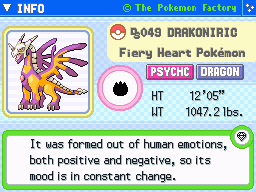 Drakoniric (Shiny)'s Pokedex Entry