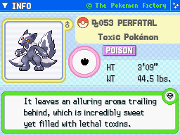 Perfatal (Shiny)'s Pokedex Entry