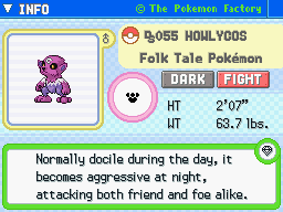 Howlycos's Pokedex Entry