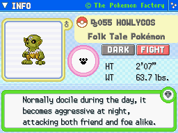 Howlycos (Shiny)'s Pokedex Entry