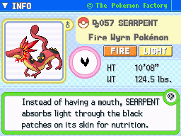 Searpent's Pokedex Entry
