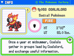 Coalalord's Pokedex Entry