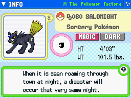 Salomight (Shiny)'s Pokedex Entry