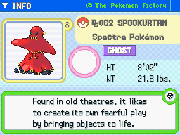 Spookurtan's Pokedex Entry