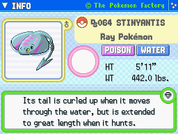 Stinyantis (Shiny) Stinyantis (Shiny)'s Pokedex Entry