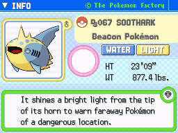 Soothark's Pokedex Entry