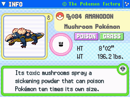 Amanodon (Shiny)'s Pokedex Entry