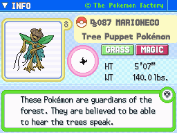 Marioneco's Pokedex Entry
