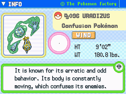 Uradizus's Pokedex Entry
