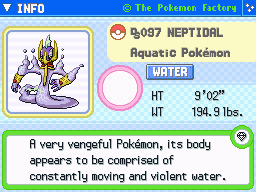 Neptidal (Shiny)'s Pokedex Entry