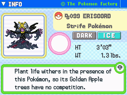 Eriscord's Pokedex Entry