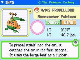 Propellord Propellord's Pokedex Entry