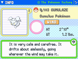 Cumulaze (Shiny)'s Pokedex Entry