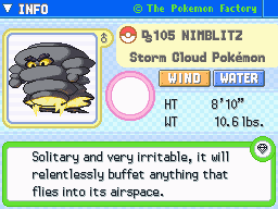 Nimblitz Nimblitz's Pokedex Entry