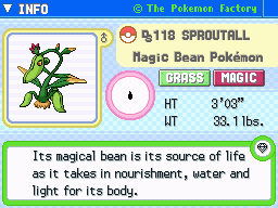 Sproutall Sproutall's Pokedex Entry