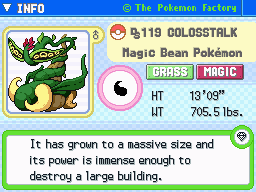 Colosstalk Colosstalk's Pokedex Entry