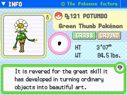 Potumbo Potumbo's Pokedex Entry