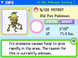 Potrot Potrot's Pokedex Entry