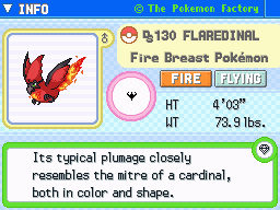 Flaredinal Flaredinal's Pokedex Entry