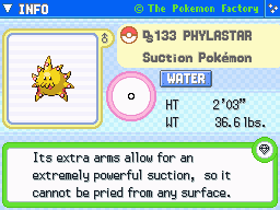 Phylastar (Shiny) Phylastar (Shiny)'s Pokedex Entry