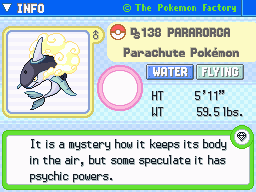 Pararorca Pararorca's Pokedex Entry