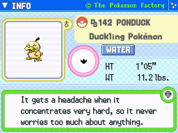 Ponduck (Shiny)'s Pokedex Entry