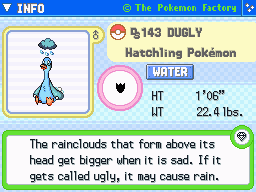 Dugly (Shiny)'s Pokedex Entry