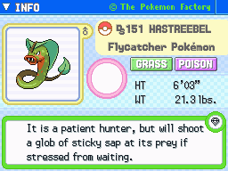 Hastreebel Hastreebel's Pokedex Entry