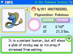 Hastreebel (Shiny) Hastreebel (Shiny)'s Pokedex Entry