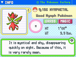 Nymphetal Nymphetal's Pokedex Entry